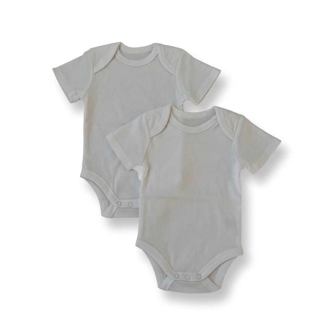 2 for $30 Organic Rib Essential Tee Bodysuit