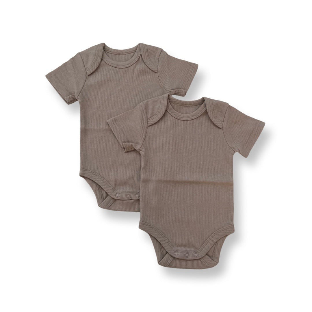 2 for $30 Organic Rib Essential Tee Bodysuit